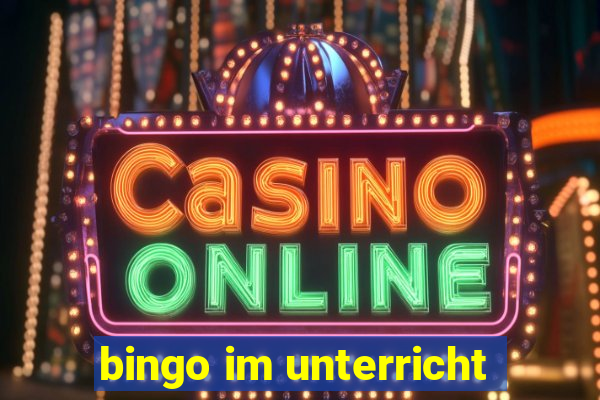 bingo im unterricht