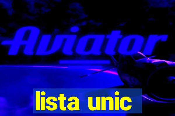 lista unic