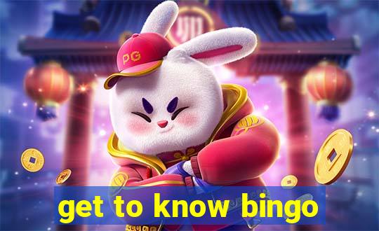 get to know bingo