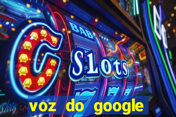 voz do google tradutor homem