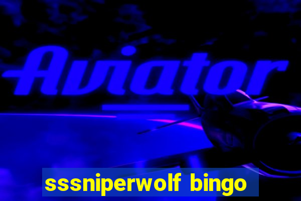 sssniperwolf bingo