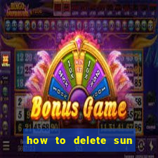 how to delete sun bingo account