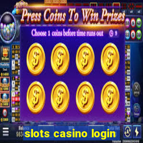 slots casino login