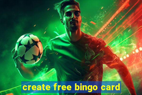 create free bingo card