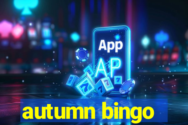 autumn bingo