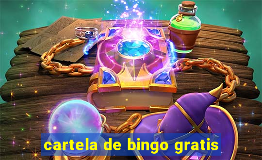 cartela de bingo gratis