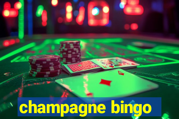 champagne bingo