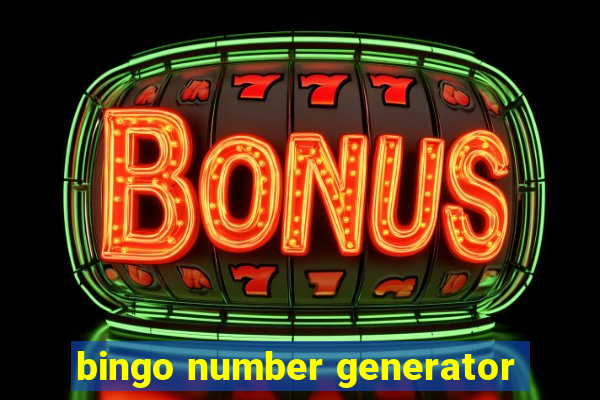 bingo number generator