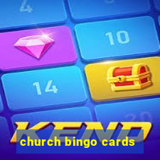 church bingo cards