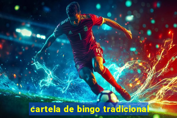 cartela de bingo tradicional