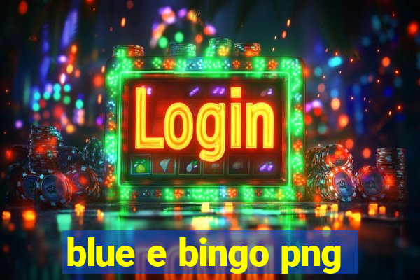 blue e bingo png