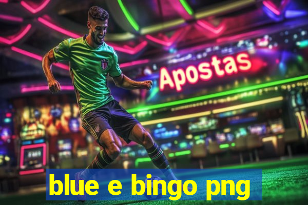 blue e bingo png