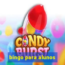 bingo para alunos