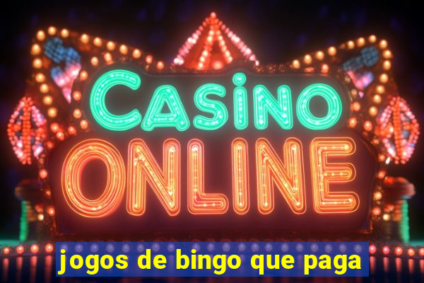 jogos de bingo que paga