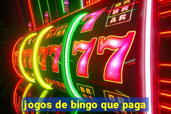 jogos de bingo que paga