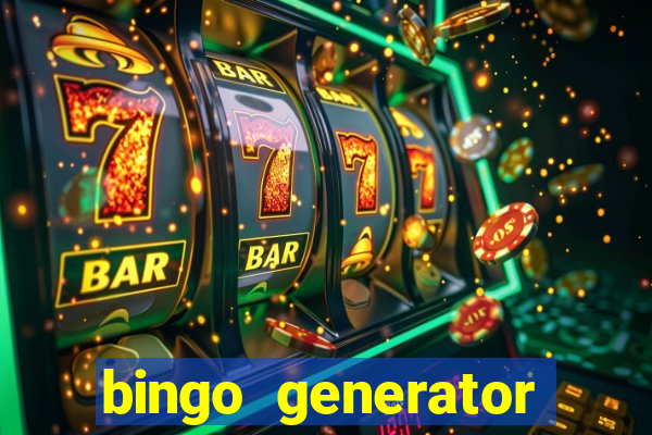 bingo generator with images