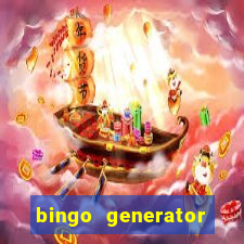 bingo generator with images