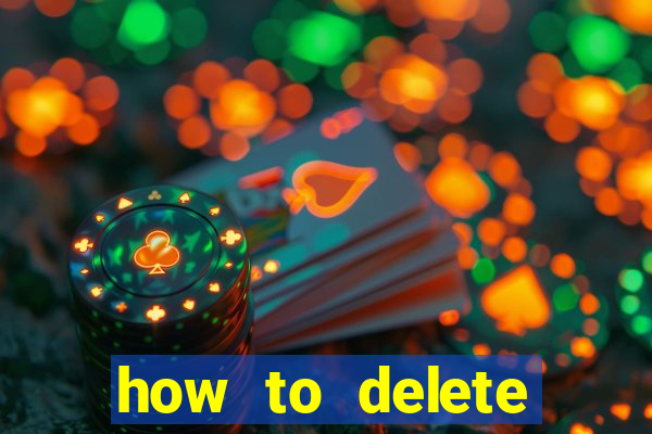 how to delete account in bingo plus