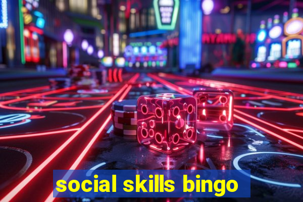 social skills bingo