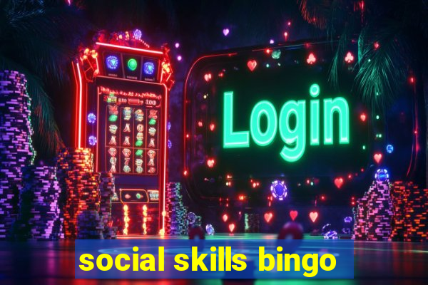 social skills bingo