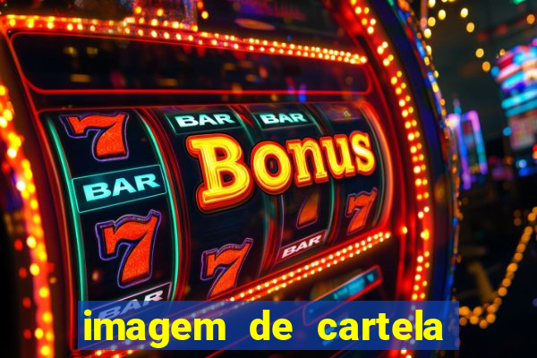 imagem de cartela de bingo