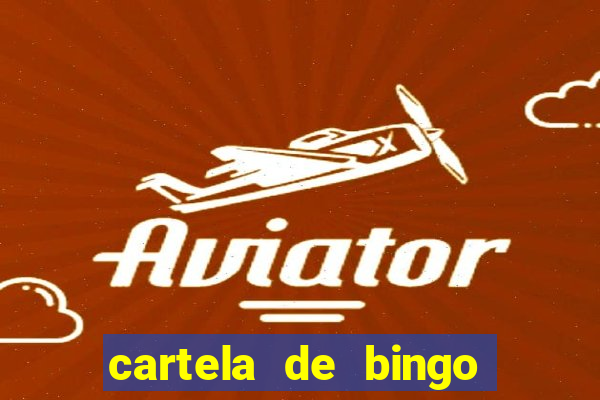 cartela de bingo cha de panela