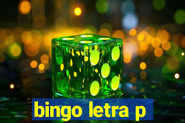 bingo letra p