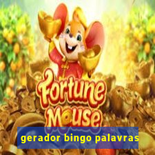 gerador bingo palavras