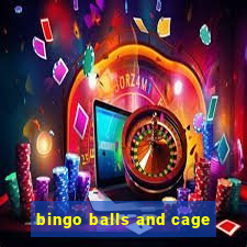 bingo balls and cage