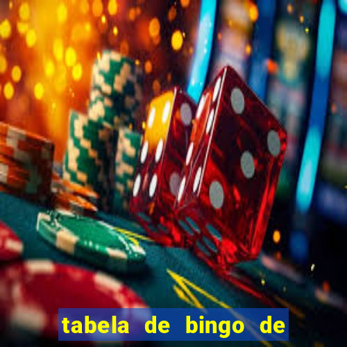 tabela de bingo de 1 a 100