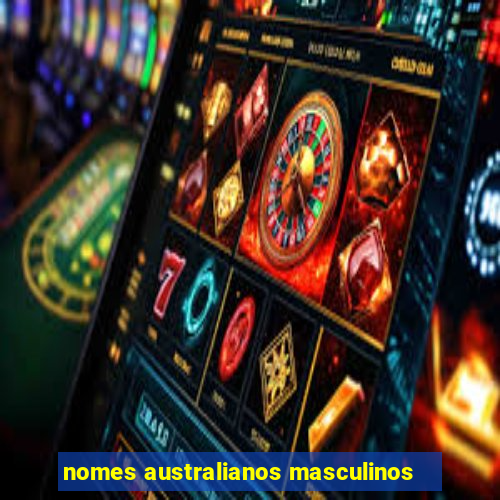 nomes australianos masculinos