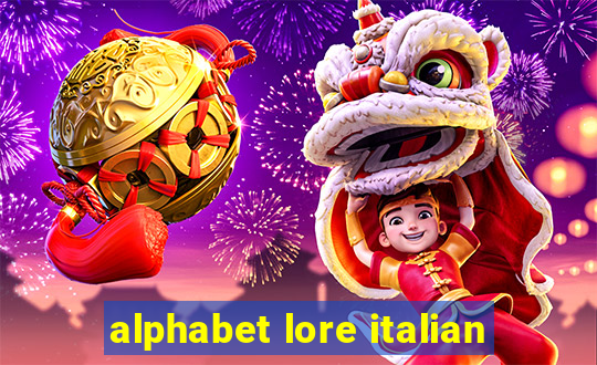 alphabet lore italian