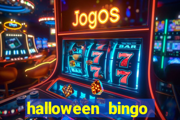 halloween bingo cards with numbers