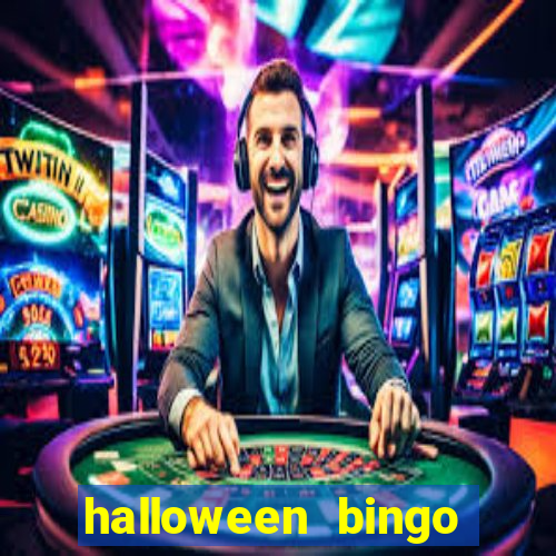 halloween bingo cards with numbers