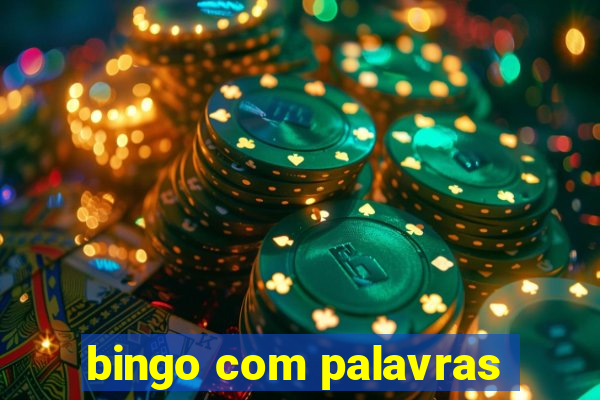 bingo com palavras