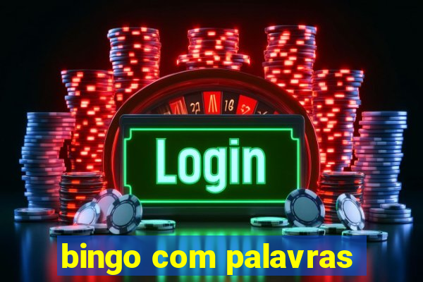 bingo com palavras