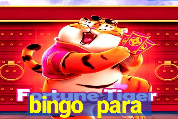 bingo para despedida de solteira para imprimir