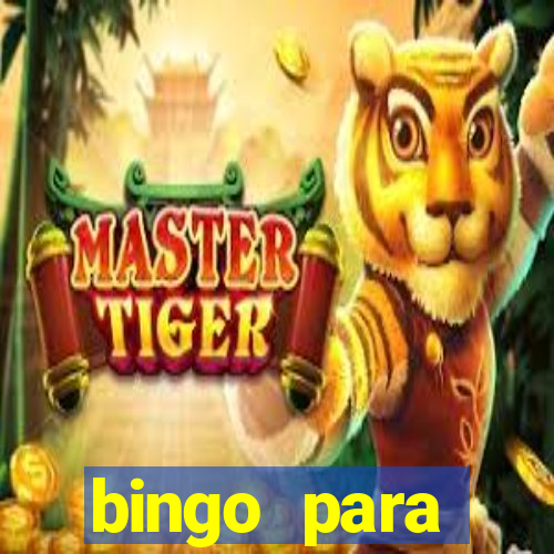 bingo para despedida de solteira para imprimir