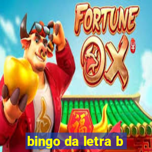 bingo da letra b