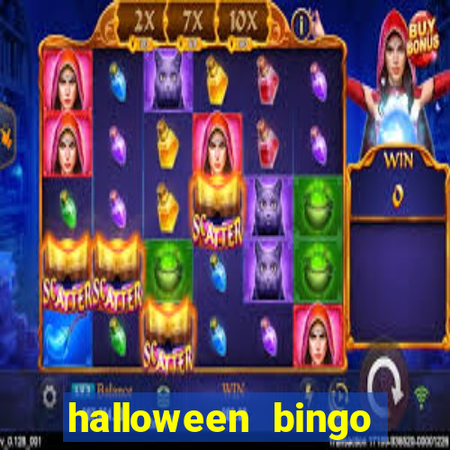 halloween bingo card maker