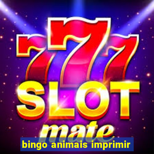 bingo animais imprimir