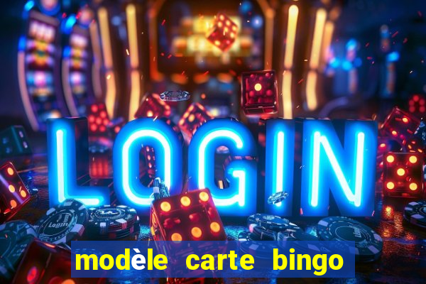 modèle carte bingo quarantaine gratuit