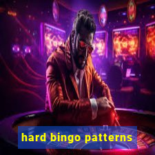 hard bingo patterns