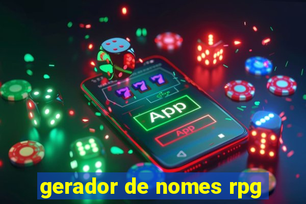 gerador de nomes rpg