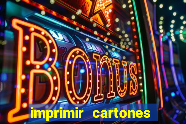 imprimir cartones de bingo