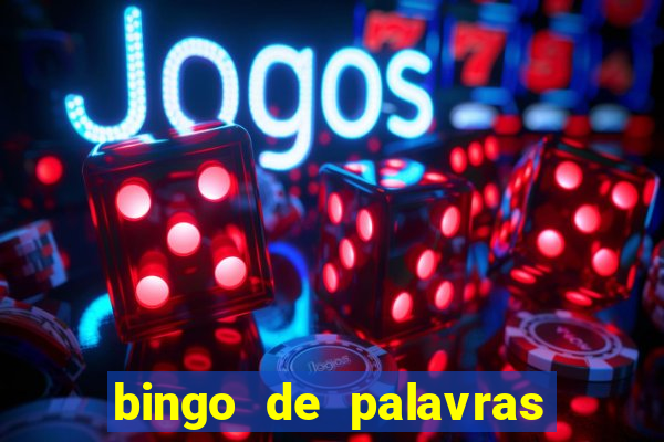 bingo de palavras de natal