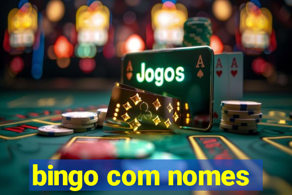 bingo com nomes