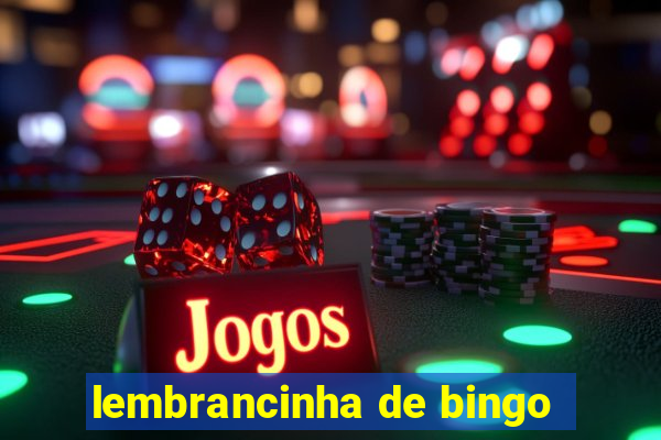 lembrancinha de bingo