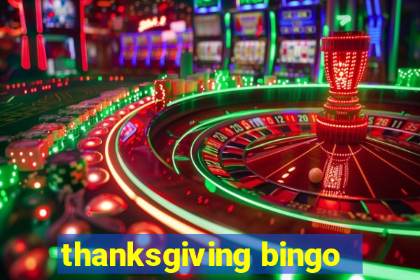 thanksgiving bingo