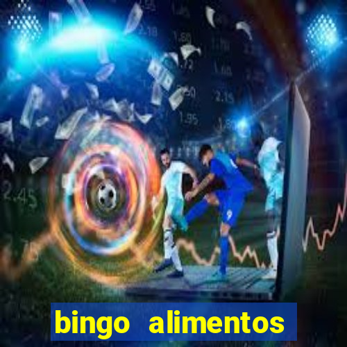 bingo alimentos para imprimir